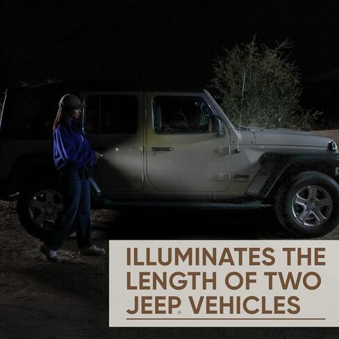 Energizer Jeep Power Power مؤشر مصباح LED قابل لإعادة الشحن ، 1000 شمعة ، مصباح يدوي قابل لإعادة الشحن مع بناء جاهز للدرب وشاشة مؤشر طاقة رقمية سهلة القراءة in Kuwait