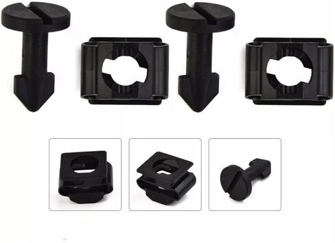 2 مجموعة محرك بلاستيك مسمار وبقاء Grommet مجموعة لهوندا 91501-SS8-A01 91601-SS8-A01 in Kuwait