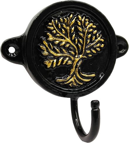 Aluminium Paw Print (1-Pack) Single Wall Hooks, Black Dog Themed Hooks for Hanging Leash, Dog Harness, Wall Mount Hanger, Organization Decorative Wall Hook in Saudi Arabia