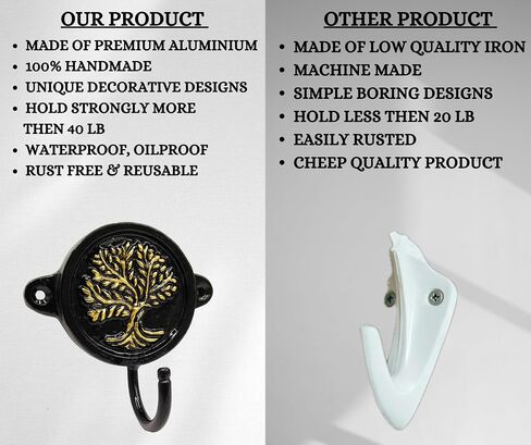 Aluminium Paw Print (1-Pack) Single Wall Hooks, Black Dog Themed Hooks for Hanging Leash, Dog Harness, Wall Mount Hanger, Organization Decorative Wall Hook in Saudi Arabia