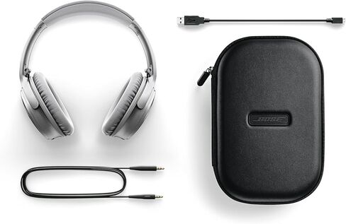 Bose QuietComfort 35 (السلسلة I) سماعات الرأس اللاسلكية ، إلغاء الضوضاء - أسود (متجدد) in Kuwait
