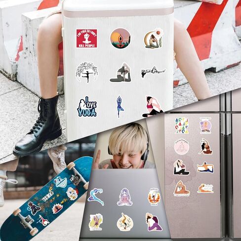 110 Pcs Green Weed Stickers Weed Sticker for Laptops Water Bottles Flower Pots Vases Decorative Phone Book Guitar Vinyl Decals for Adults (Foliage) in Kuwait