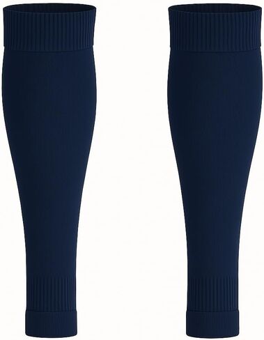 White Soccer Leg Sleeves Without Feet - Youth Socks Alternative for Boys, Girls & Teens - Also Fits Adults with Medium Calves in Saudi Arabia