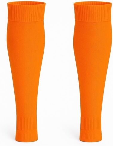 White Soccer Leg Sleeves Without Feet - Youth Socks Alternative for Boys, Girls & Teens - Also Fits Adults with Medium Calves in Saudi Arabia