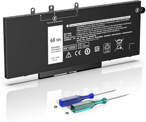 42WH WDX0R Battery for Dell Inspiron 13 15 5000 7000 Series 15 7573 7579 7560 7570 7569 5570 5567 5565 5568 5578 5579 5575 13 7368 7378 5368 5378 5379 17 5765 5767 5770 P66F P58F in Kuwait