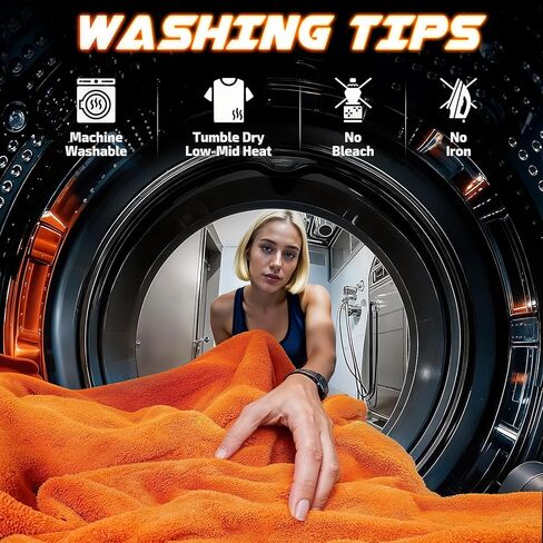 2-Pack 1200 GSM Car Drying Towels – Microfiber Towels for Cars (36" x 24"), Ultra-Absorbent, Streak-Free, Scratch-Free, No Water Spots, Double-Twist Pile & Edgeless Design in Kuwait