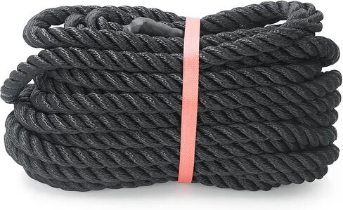 Aoneky 3/8''x25ft Nylon 3 Strand Anchor Rope - Twisted Rigging Line - Boat Anchor Line - Anchor Rode (White, 3/8''x25ft) in Saudi Arabia