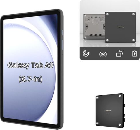 Wall Mount Charging Kit for Samsung Galaxy Tab A8 10.5″ – Magnetic Tablet Wall Mount with 15W Fast Charging, TPU Protective Case, Smart Home Hub Integration in Kuwait