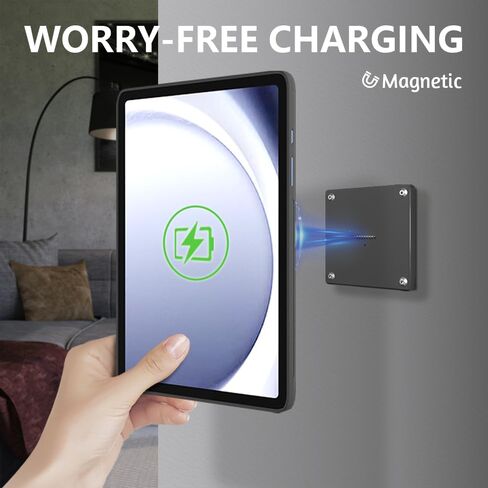 Wall Mount Charging Kit for Samsung Galaxy Tab A8 10.5″ – Magnetic Tablet Wall Mount with 15W Fast Charging, TPU Protective Case, Smart Home Hub Integration in Kuwait