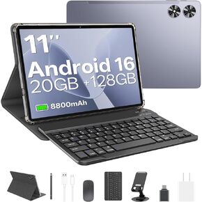 Android 15 Tablet ، 10.1 بوصة الكمبيوتر اللوحي ، 1280 × 800 HD IPS اللمس ، وذاكرة الوصول العشوائي Octa-Core 12GB+128GB ROM (1 تيرابايت قابلة للتوسيع) ، 6000 مللي أمبير في الساعة ، بلوتوث ، 2.4/5 جيجا هرتز Wi-Fi ، الكاميرا الثلاثية ، واسعة L1 ، الأزرق in Kuwait