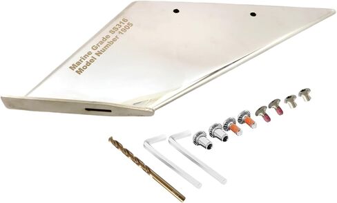 1900 Skeg Protector Guard for MerCruiser Stern Drive Bravo 1 & 3 1990-Present Stainless Steel Wear Tab 27051 in Kuwait