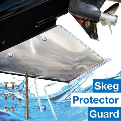 1900 Skeg Protector Guard for MerCruiser Stern Drive Bravo 1 & 3 1990-Present Stainless Steel Wear Tab 27051 in Kuwait