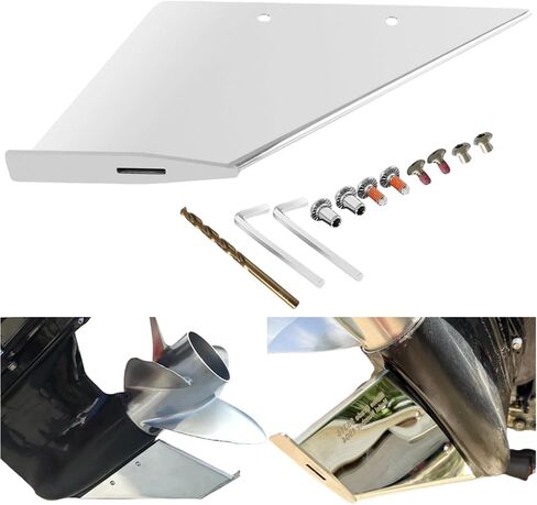 1900 Skeg Protector Guard for MerCruiser Stern Drive Bravo 1 & 3 1990-Present Stainless Steel Wear Tab 27051 in Kuwait