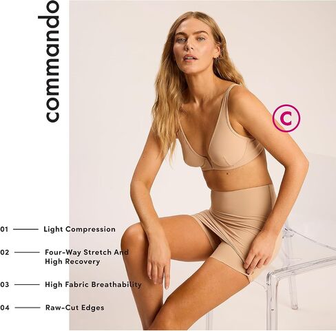 commando Women's Classic Mini Half Slip with Shorts in Saudi Arabia