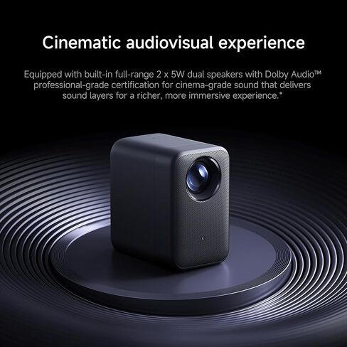 Xiaomi Smart Projector L1 with Google TV Mini Home Projector Ceiling Projection Full HD 200 ISO Lumens Up to 120" / Omnidirectional Automatic Keystone Correction / Automatic Obstacle Avoidance / Dolby in Saudi Arabia
