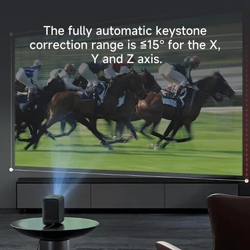 Xiaomi Smart Projector L1 with Google TV Mini Home Projector Ceiling Projection Full HD 200 ISO Lumens Up to 120" / Omnidirectional Automatic Keystone Correction / Automatic Obstacle Avoidance / Dolby in Saudi Arabia