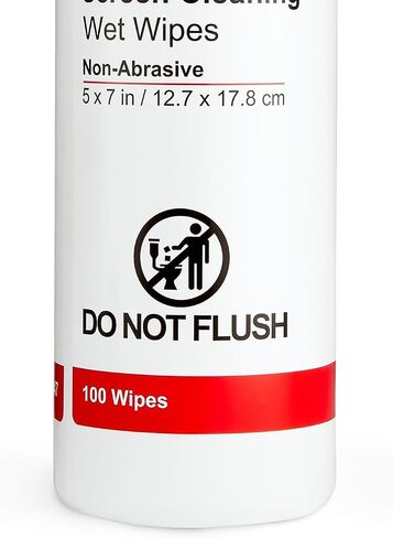 Staples Screen Cleaning Wipes, 100/Tub (ST61847) in Saudi Arabia