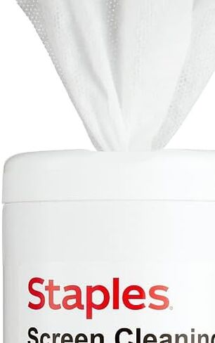 Staples Screen Cleaning Wipes, 100/Tub (ST61847) in Saudi Arabia