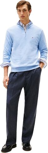 Tommy Hilfiger Men's Lightweight Pullover Quarter Zip Sweater in Kuwait