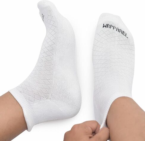Bamboo Rayon Athletic Mens Socks Socks Arch Support Half Terry Cushioned Moisture Wicking Workout | 3 و 6 أزواج in Kuwait