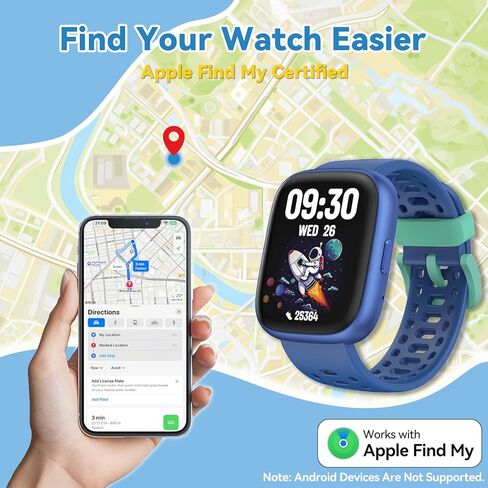 Watch Smart Watch 42 مم الاتصال Bluetooth (الإجابة/إجراء مكالمة) HD Touch Screen IP68 تعقب اللياقة البدنية للماء لهواتف Android و iOS ، أوكسجين الدم ومعدل ضربات القلب ، وتتبع النوم للرجال نساء in Kuwait