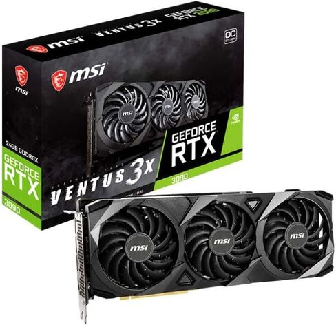 MSI Gaming GeForce RTX 3090 24GB GDRR6X 384-Bit HDMI/DP 1875 MHz Ampere Architecture OC Graphics Card (RTX 3090 Suprim X 24G) in Kuwait