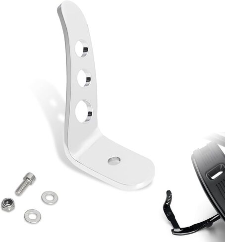 Fovplue لـ Jiffy Stand Extension ، تمديد Kickstand لـ Harley Touring Models 1991-2025 ، لـ CVO Electra Glide Road Road King Street Glide Revival FLH Ultra Limited Ultra Classic ، Vivid Black in Kuwait