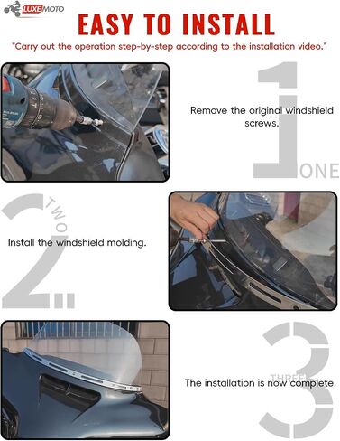 الزجاج الأمامي لزجاج الشارع 96-13 ، مقطوعة الزجاج الأمامي غير القابل للصدأ من Harley Tri Glide Glide Electra Glide Ultra Classic CVO 1996-2013 in Saudi Arabia