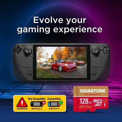 [5-HYS استرداد البيانات المجانية] Gigastone 64GB Micro SD CARD 5 عبوات ، 4K Camera Pro ، A2 V30 متوافق مع GoPro ، DASH CAM ، DJI ، DRON in Kuwait