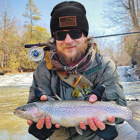 Fishing Gifts for Men American Flag Trucker Hat Fishing Hat Mens Christmas Birthday Gifts for Dad Father's Day Light-Brown in Saudi Arabia