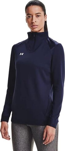 Under Armour Command Womens Quarter Zip Pullover M Black-white in Saudi Arabia