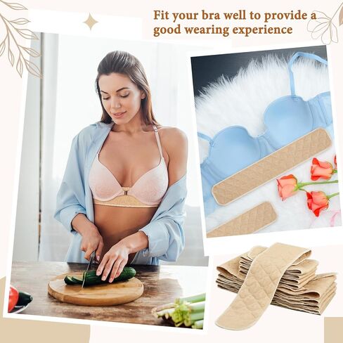 20 Pack Bra Liners for Sweat Tummy Liners Under Stomach Sweat Pads Plus Size for Women Sweating Supplies in Kuwait