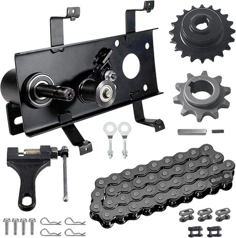 Heavy-Duty Jackshaft Assembly Kit with Chain Tensioner fit for Coleman BT200X、CT200U-EX、CT200U-EXR、BT200X-G/O,for Axis M200 & Hisun 200cc Mini Bikes in Kuwait