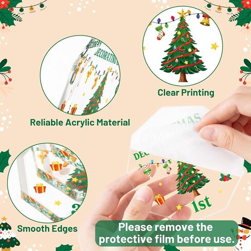 WATINC Ugly Christmas Sweater Trophy - 3 قطع جائزة ميدالية أكريليك للمركز الأول والثاني والثالث لأقبح سترة، جوائز مسابقة أزياء عيد الميلاد المضحكة، هدايا الحفلات للبالغين، مستلزمات ديكورات الطاولة الشتوية in Saudi Arabia