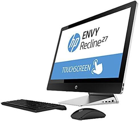 HP 27 '' Touchscreen All in One Desktop Computer ، عرض العناية بالعيون FHD IPS ، Intel 12-Core Ultra 7 ، ارتفاع قابل للتعديل ، 32 جيجابايت DDR5 ، 1TB SSD ، Office Pro LifeTime ، Win 11 Pro ، Jet Black ، ملحقات in Saudi Arabia