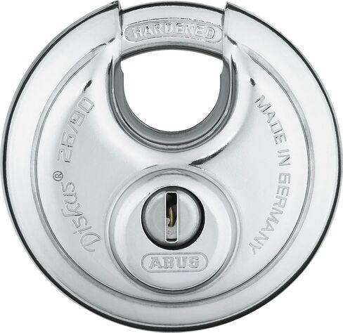 ABUS 26/90 DISKUS HALDEDED Steel Ladlock مفتاح على حد سواء in Kuwait