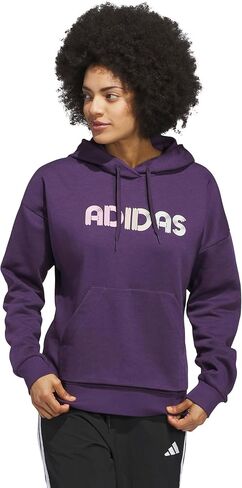 adidas Women's Wordmark Graphic Hoodie in Saudi Arabia