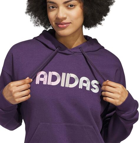 adidas Women's Wordmark Graphic Hoodie in Saudi Arabia