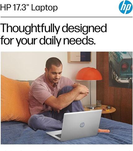 HP 17 بوصة كمبيوتر محمول 2025 ، 17.3 "HD+ شاشة تعمل باللمس ، ترخيص Office Pro Lifetime ، ذاكرة وصول عشوائي 64 جيجا بايت ، 2 تيرابايت SSD ، AMD Ryzen 5 7430U ، AMD Radeon Graphics ، Copilot-AAI ، Wi-Fi 6 ، Windows 11 Pro ، W/Acesalories in Kuwait