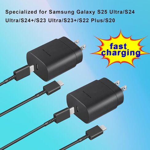 45W Type-C Fast Charging Block, USB Charger, Wall Fast Charging Adapter for Sumsungs23ultra/S23/S23+/S22ultra/S21/Note20/10,and More in Saudi Arabia