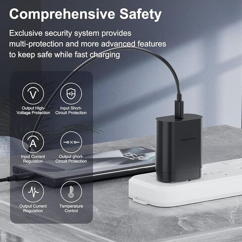 45W Type-C Fast Charging Block, USB Charger, Wall Fast Charging Adapter for Sumsungs23ultra/S23/S23+/S22ultra/S21/Note20/10,and More in Saudi Arabia
