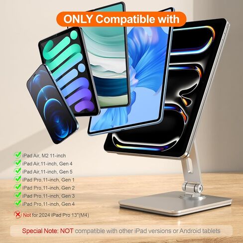 360 درجة محور ثنائي المحور قرص قابل للطي من أجل iPad Pro/Air/Mini ، حامل عالمي 4-16 " in Saudi Arabia