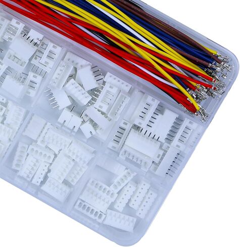 460pcs jst ph connector kit 2،3،4،5،6 pin connector مستقيمة مستقيم من الذكور/الإناث وموصلات لوحة الدوائر لأردوينو ، إلكترونيات ديي واستخدام المنزل in Kuwait
