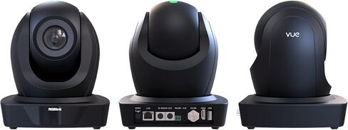 RGBlink 4K PTZ Camera HDMI, AI Auto-Tracking, 10X Optical Zoom, USB3.0 LAN HDMI PTZ Camera for Church Worship Education Conference Events, RGB10X-UUAI-BK（Real 4K Output in Kuwait