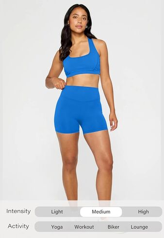 شورتات راكب الدراجة النارية Olmlmt للنساء عالية الخصر in Kuwait