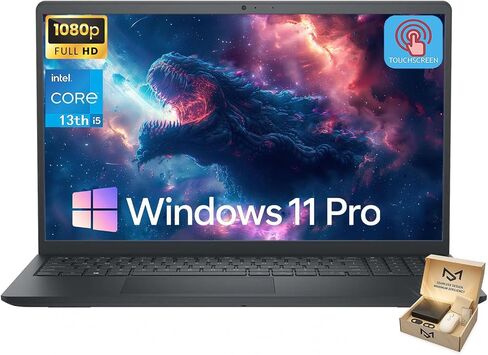 Dell Inspiron 15 3530 محمول شاشة تعمل باللمس-كمبيوتر محمول للأعمال والطالب ، ث/حياة المكتب وفوز 11 Pro ، Intel I5-1334U ، 15.6 "FHD Anti-Glare Display ، DVD Off in Kuwait