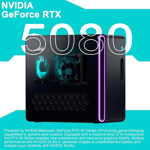 Dell Alienware Aurora ACT1250 Gaming Desktop Intel 20-Core Ultra 7 Series 2 265F (تصل إلى 13 قمم) in Saudi Arabia