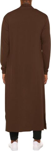 Coofandy الرجال خفيفة الوزن شال شال كارديجان مفتوحة الأمامية طويلة الطول الطول الست in Saudi Arabia