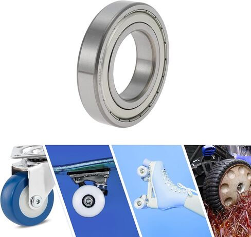 ACROPIX 1060ZZ محامل الكرات الأخدود العميق محامل مشحم ختم معدني مزدوج 6x10x3 مللي متر لهجة فضية in Kuwait