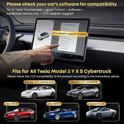 محول NACS to CCS1 ، محول شاحن Tesla 500A/1000V ، محول DC مناسب لفورد ، Rivian ، GM ، Volvo ، Polestar ، Nissan ، Mercedes-Benz ، Hyundai ، Lucid ، Kia ، Genesis ، و Honda Prologue Evs in Kuwait